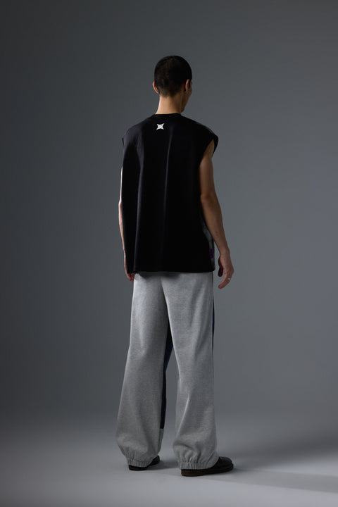 Fracture Silver-Twist Tank Top