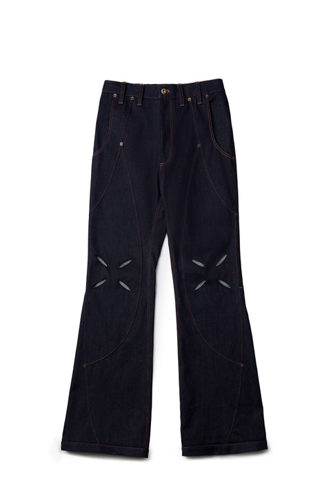Fracture Laser Flared Pants