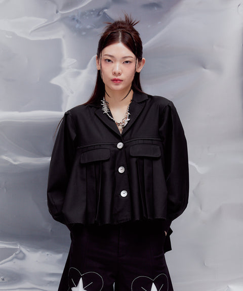 Aurora Tailored Jacket: Faded Black