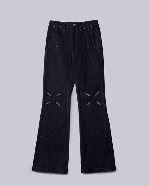 Fracture Laser Flared Pants
